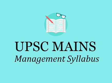 Union Public Service Commission - Management Subject Syllabus.